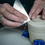 Juliet Macleod in her studio 2018